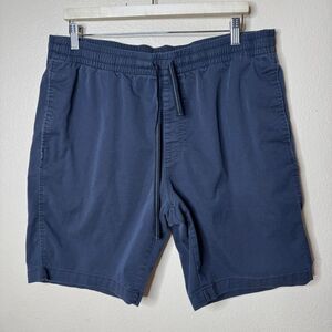 Uniqlo Shorts Men's XL Black Elastic Waist Drawstring 9" Performance Outdoors